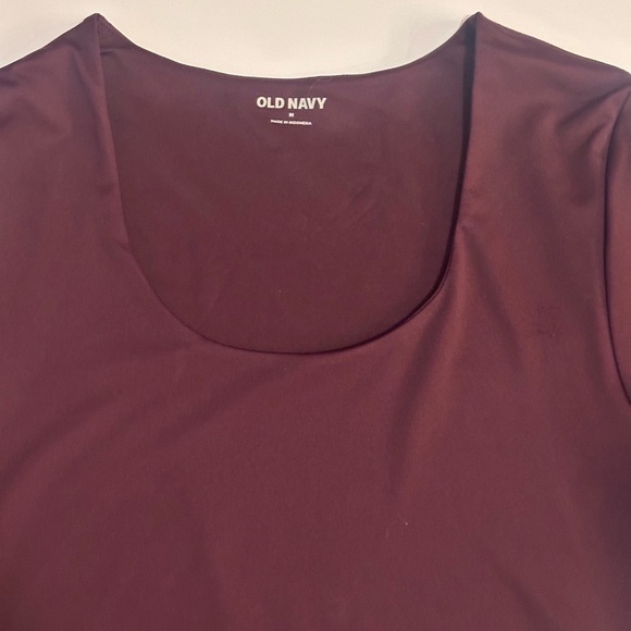 Old Navy Dark Purple Long Sleeve Bodysuit - Picture 4 of 6